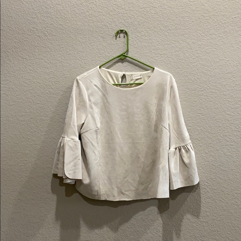 Suede blouse